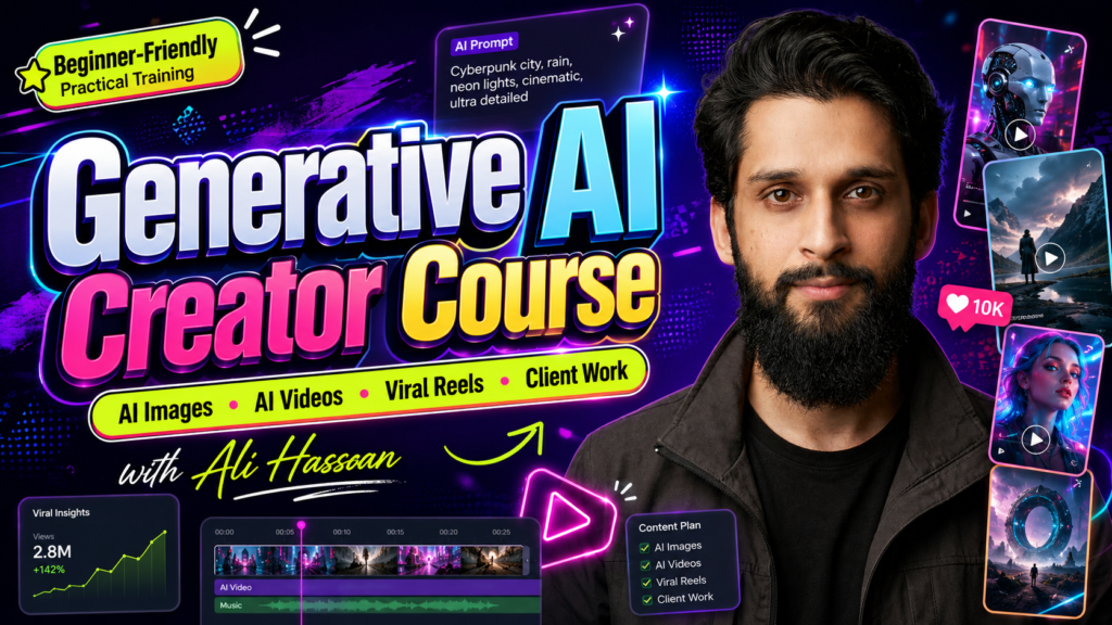 Generative AI Creator Course by Ali Hassaan cover image